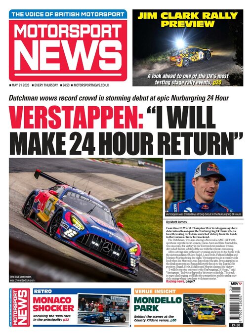 Cover image for Motorsport News